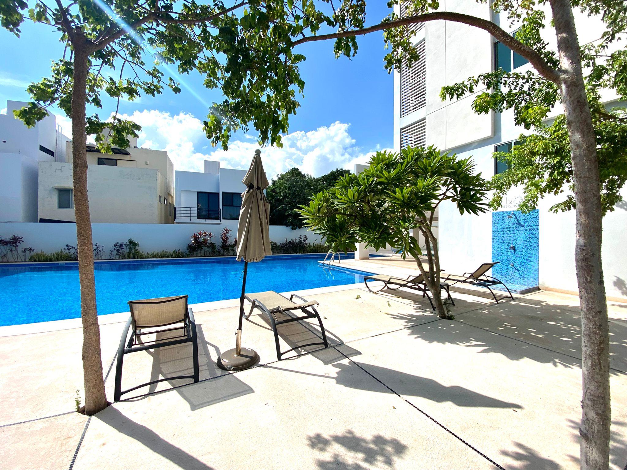 Departamento en Venta en H2O Aqua Residencial Cancún | 2 Recámaras con Terraza Privada
