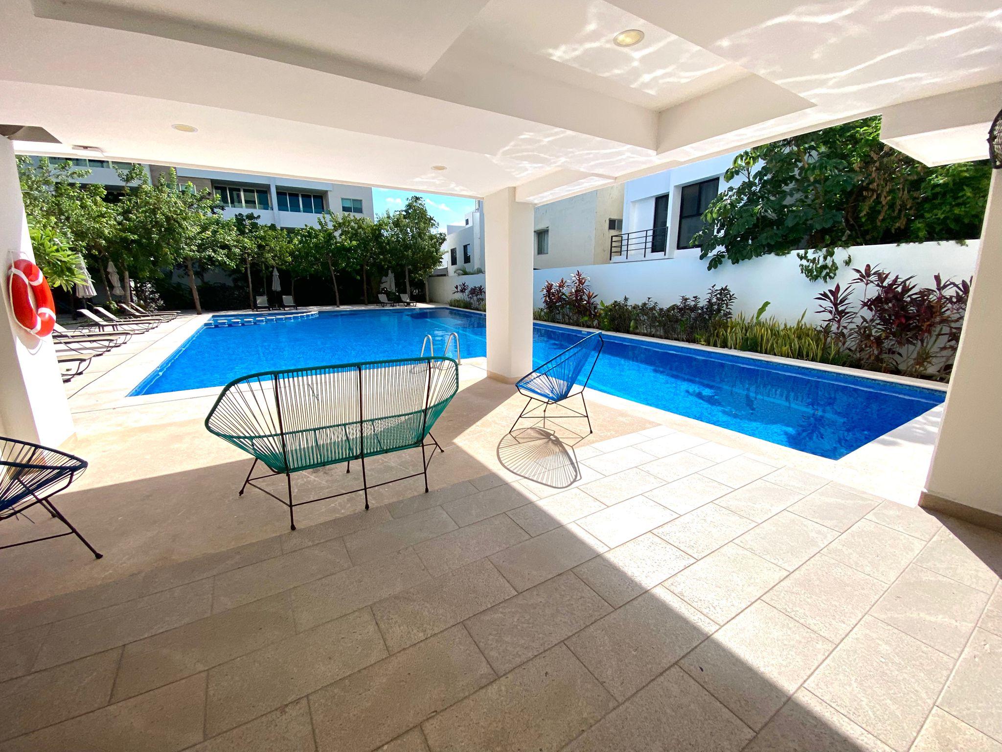 Departamento en Venta en H2O Aqua Residencial Cancún | 2 Recámaras con Terraza Privada