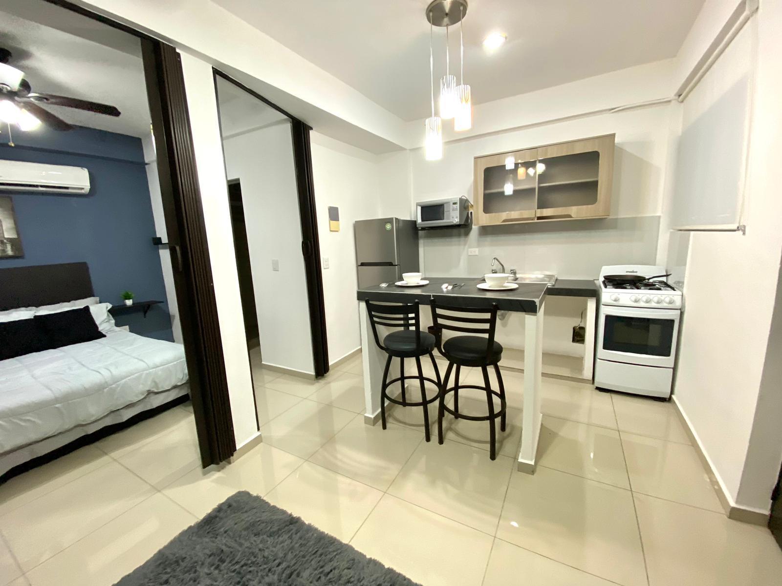 Condo Equipado en Renta en SM 503 Cancún – 1 Recámara con Albercas, Rooftop y Servicios Incluidos