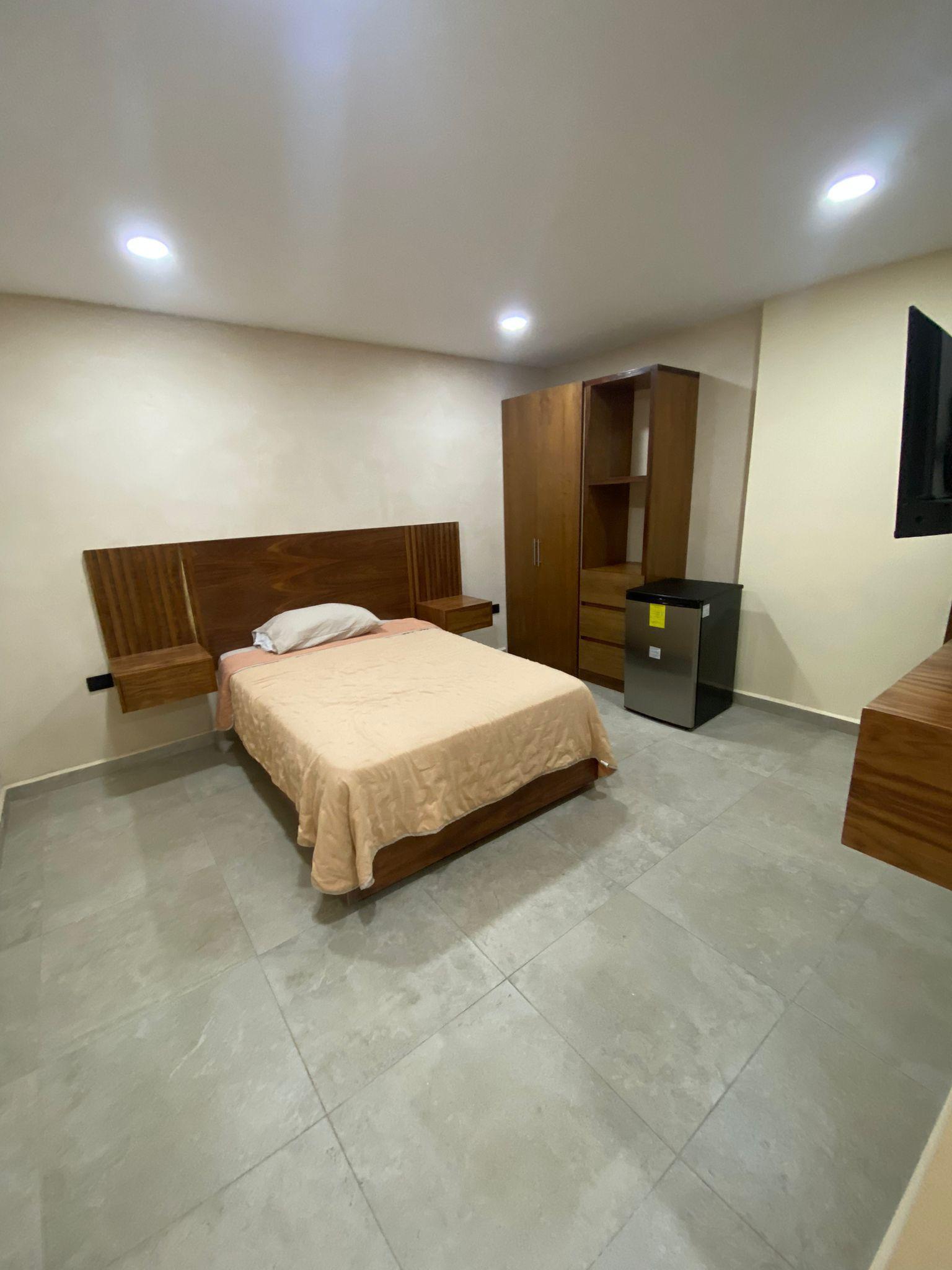 Estudio Amueblado en Renta en Planta Baja – Donceles, Cancún, Cerca de Av. Bonampak