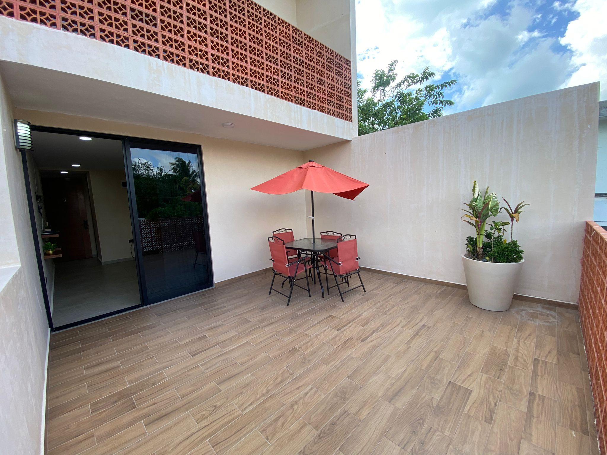 Estudio Amueblado en Renta en Donceles, Cancún – Terraza Privada y Alberca